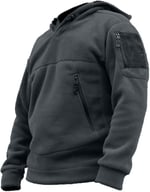 Genıus Store Erkek Polar Outdoor Kapşonlu Kombat Tactical Cepli Polar