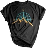 GENIUS STORE Unisex Baskılı Tişört Outdoor Normal Kalıp T-shirt