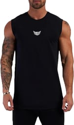 GENIUS STOREErkek Nem Emici Hızlı Kuruma Atletik Teknik Performans Sporcu Sıfır Kol T-shirt