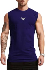 GENIUS STOREErkek Nem Emici Hızlı Kuruma Atletik Teknik Performans Sporcu Sıfır Kol T-shirt