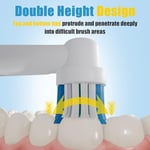GENKENT Oral B Braun ile Uyumlu 8 Adet Yedek Diş Fırçası Kafaları, Profesyonel Elektrikli Diş Fırçası Başlıkları Oral-B Pro 500/750/1000/1500/3000/3757/5000/7000/7500/8000 için Yedek
