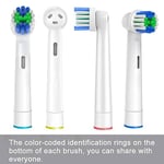 GENKENT Oral-B Braun ile Uyumlu Yedek Diş Fırçası Başlıkları, Oral B Yedek Başlıkları için 12 Adet Profesyonel Elektrikli Diş Fırçası Baş - Seçenekler: 1 Count (Pack of 8), 4 Count (Pack of 1), 12 PCS