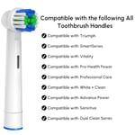 GENKENT Oral-B Braun ile Uyumlu Yedek Diş Fırçası Başlıkları, Oral B Yedek Başlıkları için 12 Adet Profesyonel Elektrikli Diş Fırçası Baş - Seçenekler: 1 Count (Pack of 8), 4 Count (Pack of 1), 12 PCS