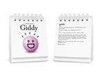 Genuine Fred The Daily Mood Masası Flipchart Çalışma Masası İçin, Çok Renkli