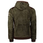 Geographical Norway Gymclass Sherco Men - Kapüşonlu Sweatshirt ve Kanguru Çanta Erkekler için Logo Sweatshirt - Erkekler için - Sweat Shirt Hoody uzun kollu, haki, XL