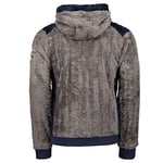 Geographical Norway Gymclass Sherco Men - Kapüşonlu Sweatshirt ve Kanguru Çanta Erkekler için Logo Sweatshirt - Erkekler için - Sweat Shirt Hoody uzun kollu, koyu gri, XXL XXL