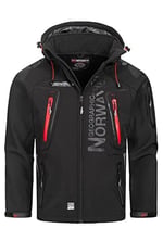 Geographical Norway Techno – Kışlık erkek montu, softshell ceket, dış mekan ceketi, nefes alır, fonksiyonel ceket, geçiş ceketi, su geçirmez, dış mekan aktiviteleri için ideal