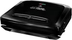 George Foreman 24340-56 Fitness Mangalı Entertaining, Temas Izgarası, Panini ve Sandviç Izgarası, 34,5 x 21 cm Büyük Izgara Yüzeyi, Siyah - Seçenekler: 399x157x352