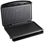 George Foreman Büyük Boy Fit Izgara - Geliştirilmiş Yapışmaz Kaplama ve Hızlı Isınma Özellikli Çok Yönlü Tost Makinesi, Siyah 25820-56