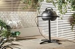 George Foreman Indoor/Outdoor Izgara: Ayakta Izgara ve Masa Izgarası (Iç ve Dış Mekan Kullanımı, Balkon ve Mutfak, Çap 44,5 Cm, Sıcaklık Göstergesi, Yağ Damlama Tepsisi, 22460-56