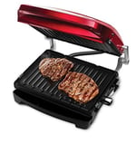 George Foreman Precision Fitness Izgara, Akıllı Sıcaklık Sensörü, 5 Farklı Mod, Contact Grill, Panini ve Sandviç Izgara, 29 X 19 Cm Izgara Yüzeyi, Kırmızı 24001-56