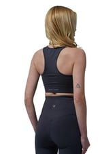 George Phoenix Aero Motion - Füme Geniş Askılı Kaplı ve Destekli Spor Sütyeni