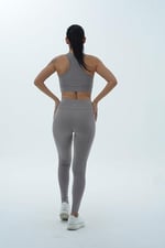 George Phoenix Aero Motion - Gri Geniş Askılı Kaplı ve Destekli Spor Sütyeni