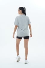 George Phoenix Pure Comfort - Gri Rahat Kesim%100 Pamuklu Kadın Tişörtü