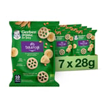 Gerber Organic Diş Tekerciği Tahıl Bazlı ve Muzlu Bebek ve Küçük Çocuk Ek Gıdası 7 x 28g