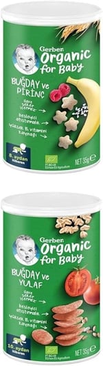 Gerber Organik Atıştırmalık Paketi