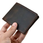 Gerçek Deri 7 Bölmeli Cüzdan, Hakiki Deri Klasik Unisex Cüzdan, Erkek Cüzdan, Kadın Cüzdan, Minimal Yatay Cüzdan, Şık Para ve Kartlık, Hediyelik Ürün (taba)