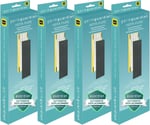 Germ Guardian FLT48254PK GermGuardian FLT4825 HEPA yedek filtre B, AC4825E, AC4300BPTCA, AC4850PT, AC4900CA, CDAP4500BCA, CDAP4500WCA hava temizleyici, 4 adet, gri, siyah
