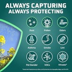 Germ Guardian FLT48254PK GermGuardian FLT4825 HEPA yedek filtre B, AC4825E, AC4300BPTCA, AC4850PT, AC4900CA, CDAP4500BCA, CDAP4500WCA hava temizleyici, 4 adet, gri, siyah