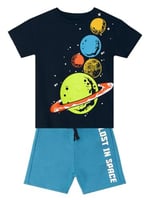 Gezegenler Erkek Çocuk T-shirt Şort Takım
