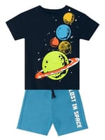 Gezegenler Erkek Çocuk T-shirt Şort Takım