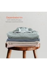 Gezenbebe Hero Kahraman Kapüşonlu Havlu Bebek Çocuk Bornozu Koala 2-4 Yaş