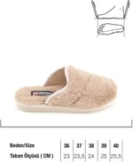 Gezer Kadın Kışlık Rahat Taban Ev Bahçe Terlik GT1KZM.16023.00