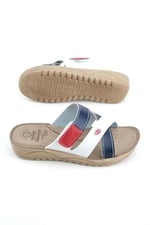 Gezer Kadın Yazlık Suni Deri Anatomical Yumuşak Taban Tek Cırtlı Ayarlanabilir Yüksek Topuk Günlük T GT1YZM.09723.22