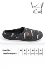 Gezer Kışlık Erkek Terlik GT2KMM.13501.00, Gri, 40