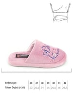 Gezer Kışlık Nakışlı Tasarım Fashion Ev Bahçe Kadın Terlik GT7KZE.14683.00