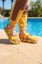 Gezer Yazlık Erke Çocuk Islak Zemine Uygun Günlük Havuz Plaj Terlik-sandalet GT6YFE.14234.00