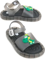 Gezer Yazlık Erkek Çocuk Suni Deri Işıklı Rahat Taban Ayarlanabilir Dino Sandalet GK2YPE.00211.00