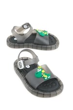 Gezer Yazlık Erkek Çocuk Suni Deri Işıklı Rahat Taban Ayarlanabilir Dino Sandalet GK2YPE.00211.00