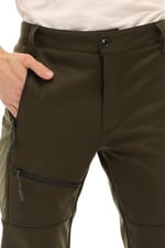 Ghassy Co. Erkek İçi Polarlı Tactical Outdoor Su Geçirmez Koyu Gri Softshell Pantolon
