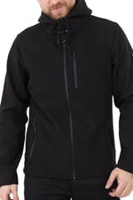 Ghassy Co. Erkek İçi Polarlı Su ve Rüzgar Geçirmez Softshell Spor Mont