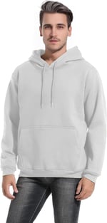 Ghassy Co. Erkek Ultra Termal Kapüşonlu Sherpa Astarlı Kanguru Cepli Sweatshirt