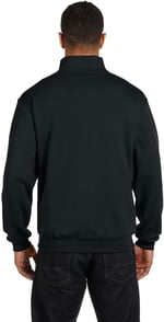 Ghassy Co. Erkek Dik Yaka Silver Yarım Fermuarlı Sweatshirt