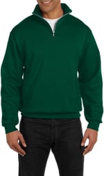 Ghassy Co. Erkek Dik Yaka Silver Yarım Fermuarlı Sweatshirt Nefti XL