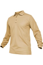 Ghassy Co. Erkek Jersey Golf Polo Gömlek Pike Performans Taktik Askeri Uzun Kollu T-Shirt