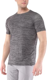 Ghassy Co. Erkek Nem Emici Aktif Gym Fitness Koşu Performans Outdoor Tshirt