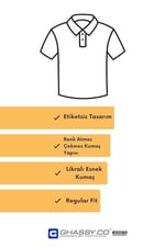 Ghassy Co. Erkek Golf Dry Fit Classic Tenis Casual Polo Yaka T-Shirt