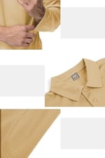 Ghassy Co. Erkek Jersey Golf Polo Gömlek Pike Performans Taktik Askeri Uzun Kollu T-Shirt