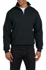 Ghassy Co. Erkek Dik Yaka Silver Yarım Fermuarlı Sweatshirt
