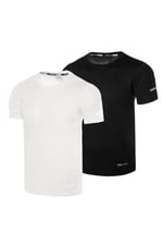 Ghassy Co. Erkek 2'Li Paket Dry Fit Atletik Nem Emici Günlük Tshirt