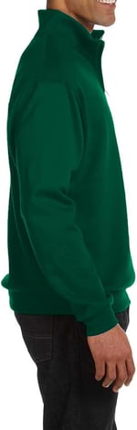 Ghassy Co. Erkek Dik Yaka Silver Yarım Fermuarlı Sweatshirt Nefti S