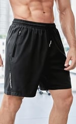 Ghassy Co. Erkek Running Spors Hızlı Kuruma Hafif Gym Koşu Spor Salonu Basketbol Şortu
