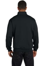Ghassy Co. Erkek Dik Yaka Silver Yarım Fermuarlı Sweatshirt