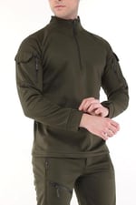 Ghassy Co. Erkek Military mbat Alt Üst Softshell Takım HAKİ S