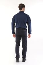 Ghassy Co. Erkek Military mbat Alt Üst Softshell Takım LACİVERT S