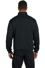 Ghassy Co. Erkek Dik Yaka Silver Yarım Fermuarlı Sweatshirt